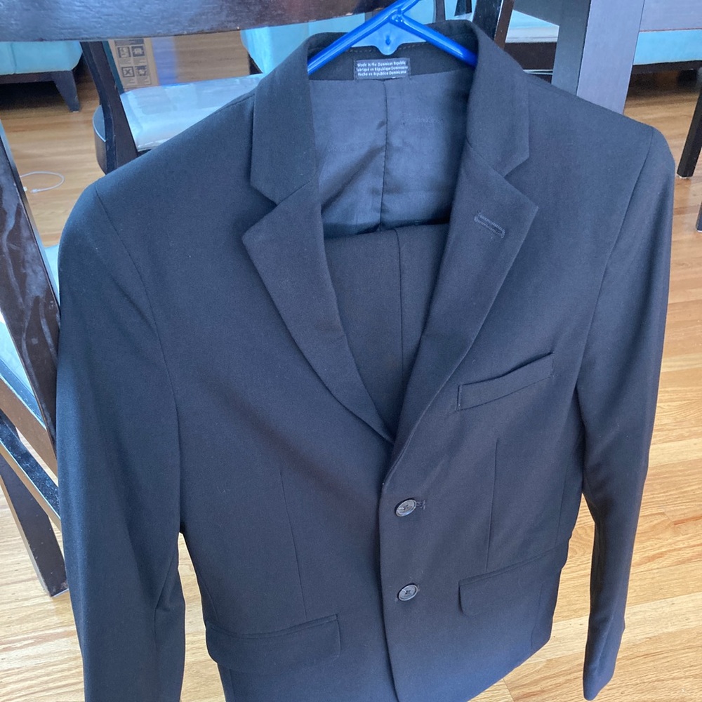 Calvin Klein 2-piece black suit, boys size 12